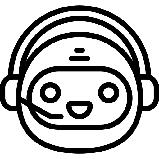 Bot bot assistant happy icon