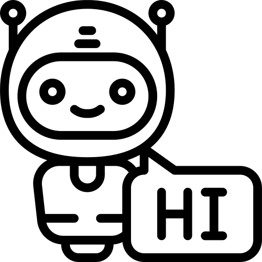Bot chat communications conversation icon Bot chat communications conversation icon