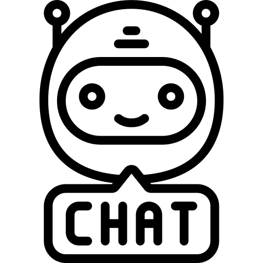 Bot communication assistant communications icon Bot communication assistant communications icon