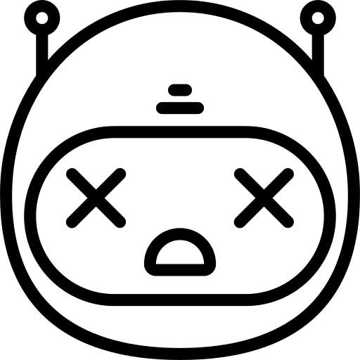 Bot virtual assistant face icon Bot virtual assistant face icon