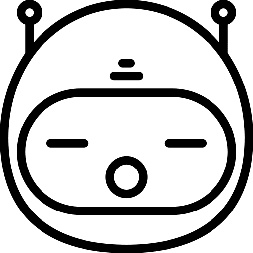 Bot assistant sleep bot icon Bot assistant sleep bot icon