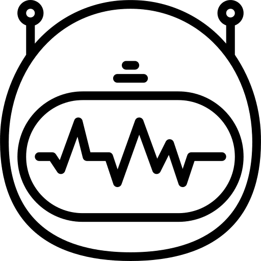 Bot robot sound assistant icon Bot robot sound assistant icon