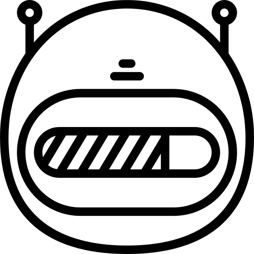 Bot load virtual assistant icon Bot load virtual assistant icon