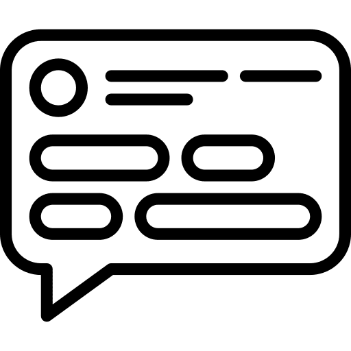 Chat communications virtual chat icon Chat communications virtual chat icon