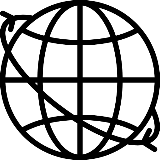 World seo and web shipping commercial icon