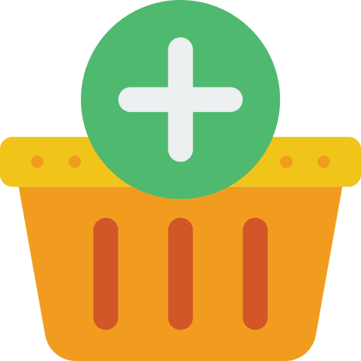 Add to basket add to basket commerce and shopping plus icon