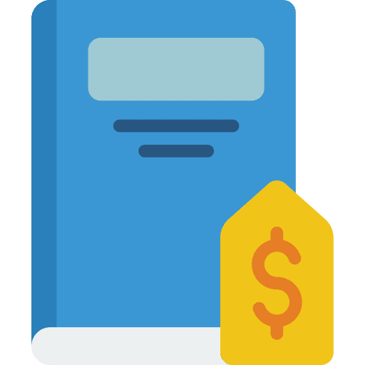 Book marketing guidebook book icon