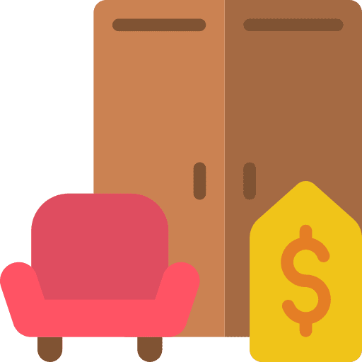 Furniture store commerce and shopping furniture icon