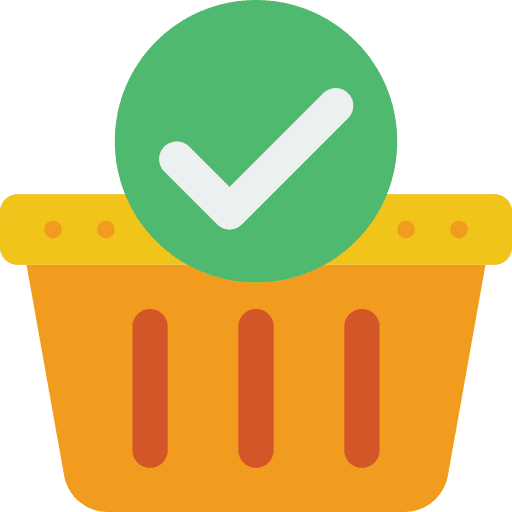 Basket shopping basket payment commerce and shopping icon