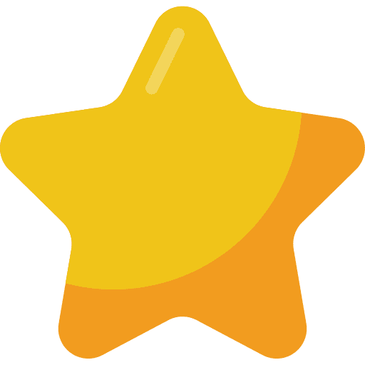 Favourite shine star interface icon
