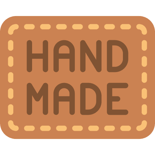 Hand made tag handmade hand made icon