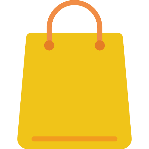 Shopping bag grow shop shopping center business icon
