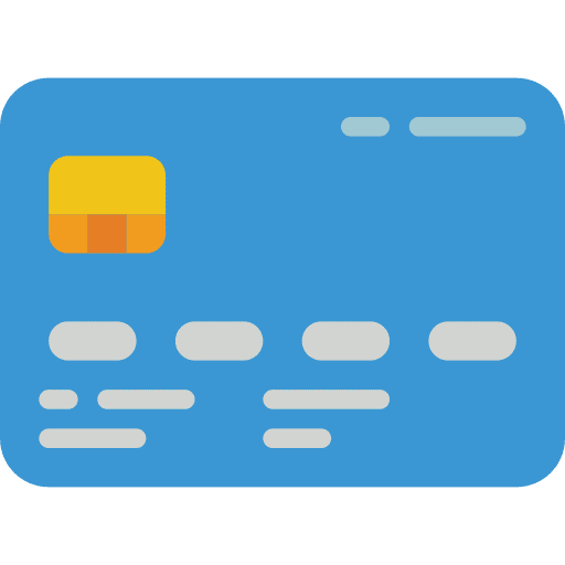 Credit card debit card credit card payment method icon
