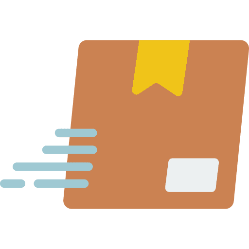 Fast delivery delivery box interface delivery icon