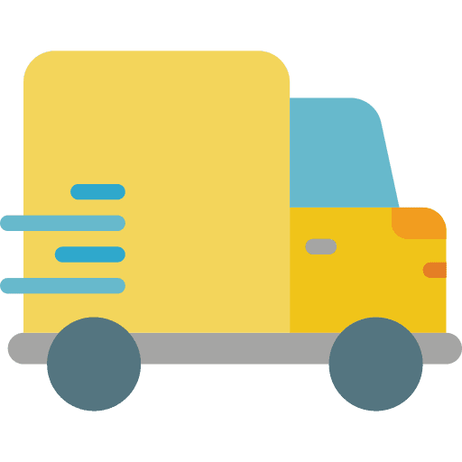 Fast delivery shipments delivery truck shipping and delivery icon