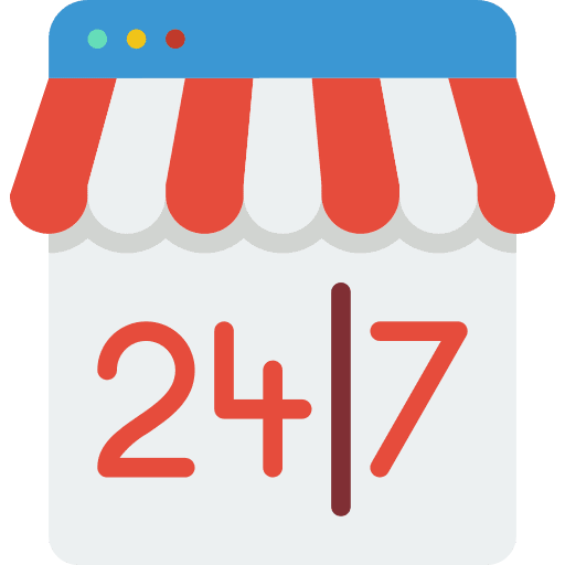 Online shop commerce shopping store shopping icon