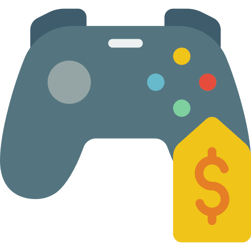 Game controller controller electronics label icon