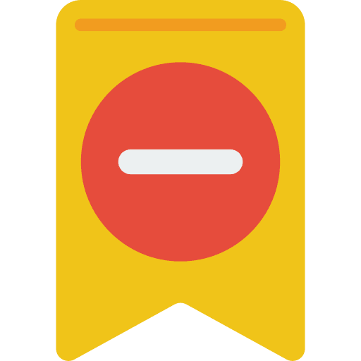 Remove favourite remove wish list icon