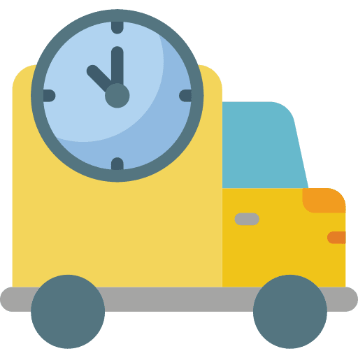 Van logistics delivery transportation van icon