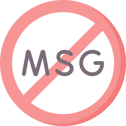 Msg signaling msg healthy food icon