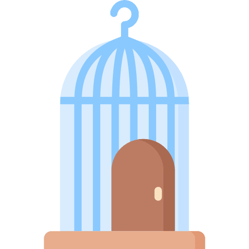 Birdcage animals bird house pet shop icon Birdcage animals bird house pet shop icon