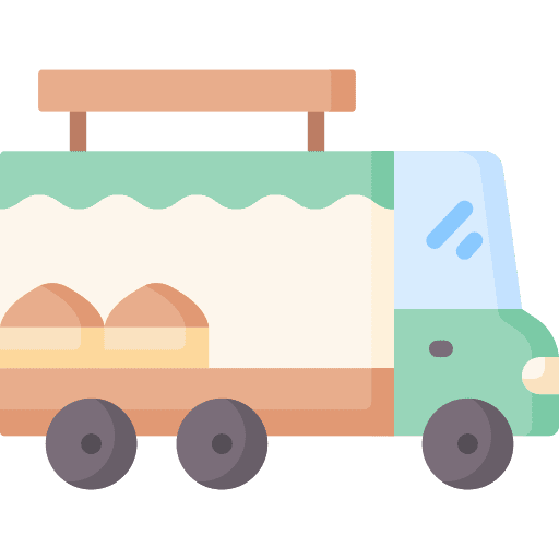 Food truck store food truck transportation icon Food truck store food truck transportation icon