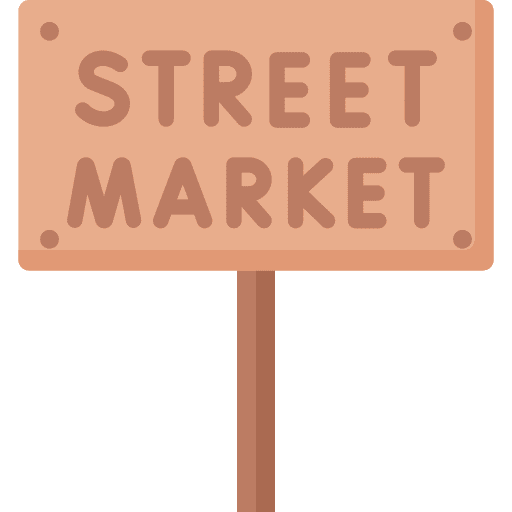 Market finance signaling sign post icon Market finance signaling sign post icon