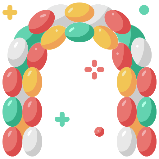 Balloons wedding birthday balloons icon