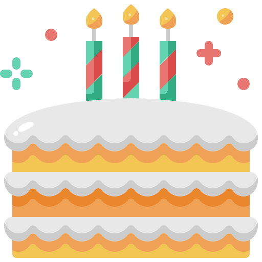 Birthday cake cake party birthday and party icon