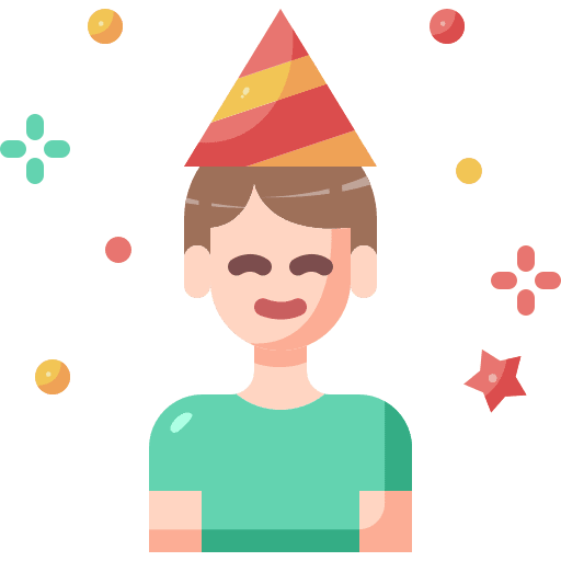Birthday boy birthday and party avatar birthday cake icon Birthday boy birthday and party avatar birthday cake icon