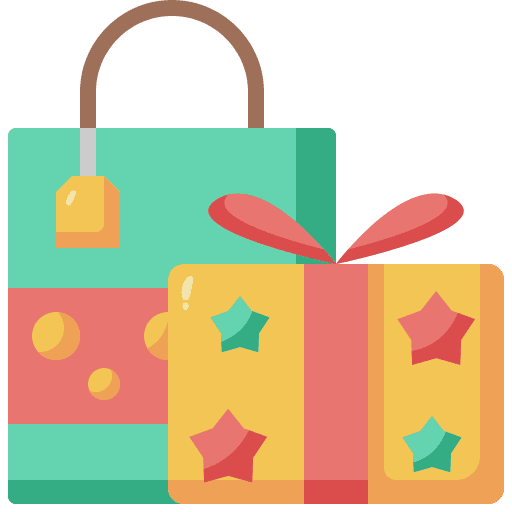Gift bag celebrate present gift bag icon Gift bag celebrate present gift bag icon