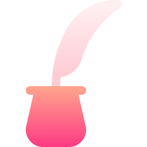 Inkwell feather cultures write icon