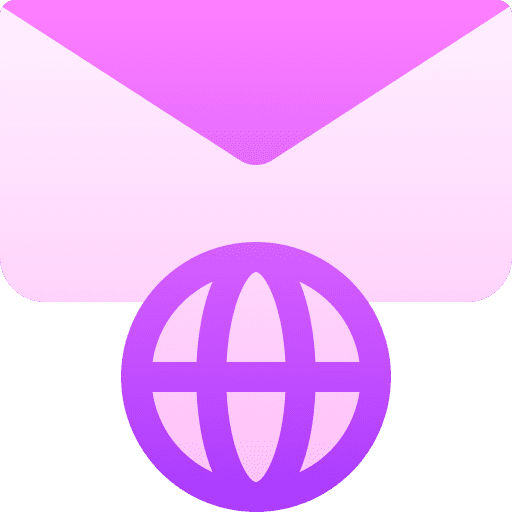 Mail envelope international global icon Mail envelope international global icon