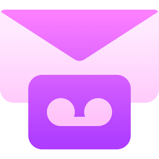 Voice mail email mail message icon Voice mail email mail message icon