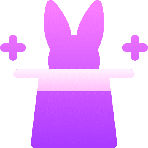 Magician hat rabbit entertainment magic trick icon Magician hat rabbit entertainment magic trick icon