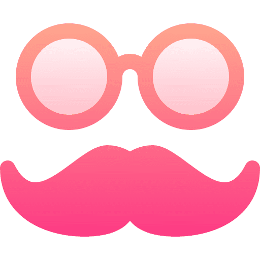 Moustache disguise costume birthday and party icon Moustache disguise costume birthday and party icon