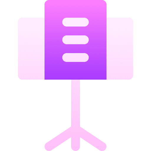 Music stand music and multimedia orchestra concert icon Music stand music and multimedia orchestra concert icon