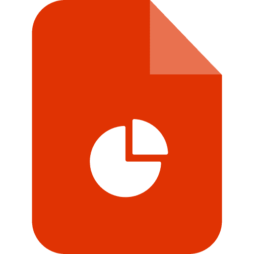 Powerpoint files and folders document format icon Powerpoint files and folders document format icon