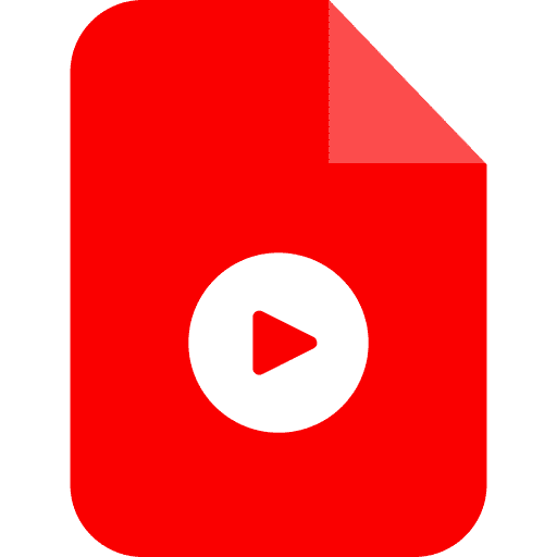 Video play video file icon