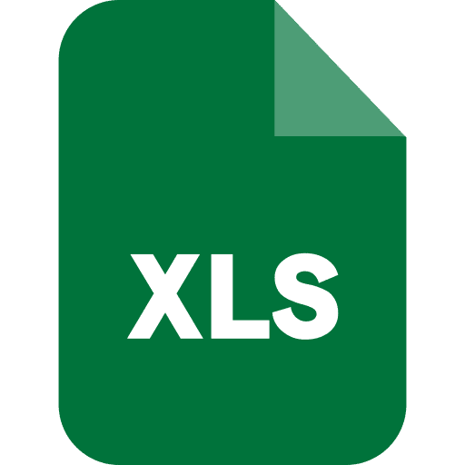 Xls files and folders xlsx document icon
