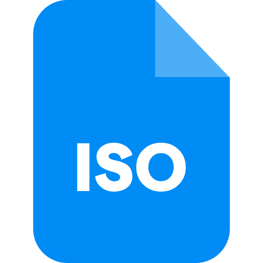 Iso format iso extension icon Iso format iso extension icon