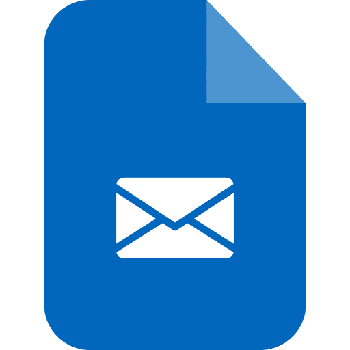 Mail outlook document file icon Mail outlook document file icon