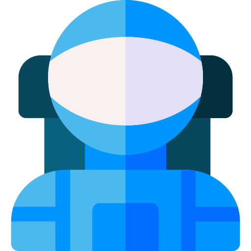 Cosmonaut user astronaut spaceman icon