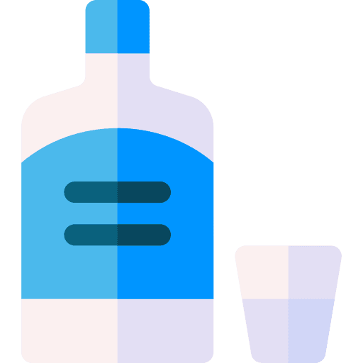 Vodka drink beverage alcohol icon