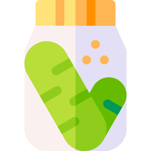 Pickles vegan vegetarian pickles icon