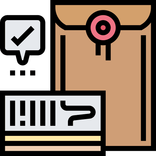 Document communications document electronic icon