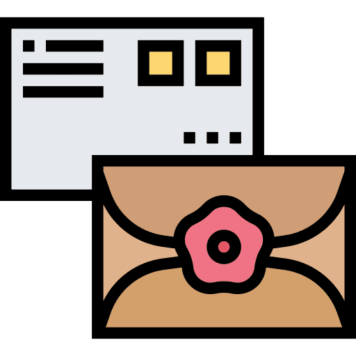 Envelope communications postal mails icon Envelope communications postal mails icon