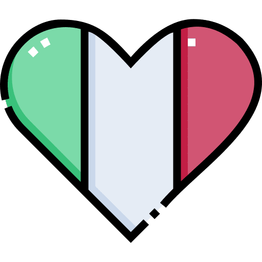Love patriotism heart festa della repubblica icon