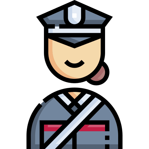 Carabinieri uniform woman police officer icon Carabinieri uniform woman police officer icon