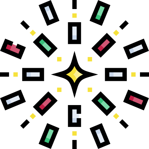 Fireworks celebrate birthday and party fireworks icon Fireworks celebrate birthday and party fireworks icon